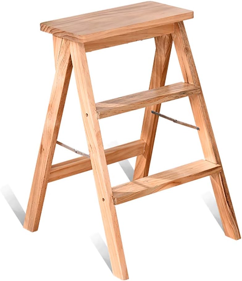 LXF Stehleitern Klappstuhl Leiter Massivholz Tritthocker Home Kitchen