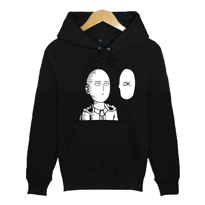 ValuePack Saitama Hoodie Anime Cosplay Kostüm Unisex Baumwolle Fleece Pullover Strickjacke Sweatshirt Kleidung