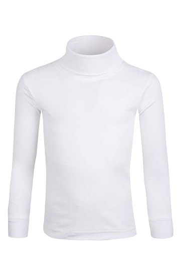 Mountain Warehouse Meribel Baumwoll-Kinderoberteil Rolli Thermounterwäsche Skiunterwäsche Langarmshirt mit Rollkragen Winter 