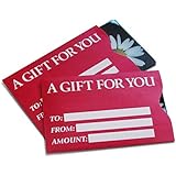 Gift Card Sleeve in Red (100 pack)