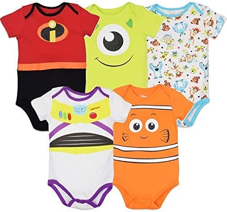 baby disney toy story 5pk bodysuits