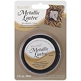 DecoArt Metallic ML04C-28 Lustre Wax, 1-Ounce, Champagne Ice, 1 oz