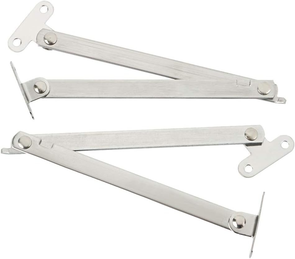 ALISE FOLDING PULL BAR LID LIFT UP STAY DOOR SUPPORT HINGES FOR KITCHEN