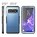 YOUMAKER Case for Galaxy S10+ Plus, Metallic Blue Heavy Duty Protection Full Body Shockproof Slim Fit Without Built-in Screen Protector Cover for Samsung Galaxy S10 Plus 6.4 inch (2019) - Blue/Black