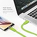 VOJO BASIC2 Samsung Galaxy S5 Charger Cord S6 Cable with Light [Green],   4FT/1.2m High Speed 2.0 A Male to B Sync and Charge for S7 S6 Edge Note 3 2 4 5 HTC ONE M8 M9 LG G4 G5 G3, Canon Nikon Camera