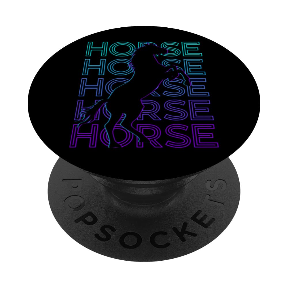 Horse Retro PopSockets Swappable PopGrip