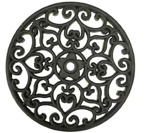 Amazon.com : Wrought Rubber Stepping Stone 12" Diameter ...