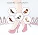2 Pairs Silicone High Heel Everyday Insoles, Massage Foot Cushion, Soft Gel Shoe Insert Pads for Pain Relief, Length: 21cm, Transparent