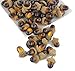 JEDFORE Simulation Artificial Lifelike Fruit Nutty-Brown Acorns for Fall Table Scatter Crafting, Drawing,Home House Kitchen and Autumn Decoration 60PCS Set
