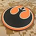 Glow Dark Rebel Alliance Star Wars GITD PVC Rubber 3D Velcro Patch