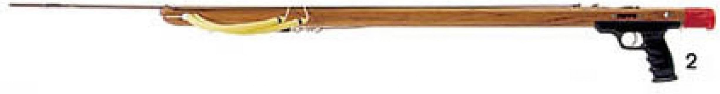 Riffe Teak 4534; Competitor Series Speargun for Scuba Diving and Spearfishing - Hawaiian Flopper
