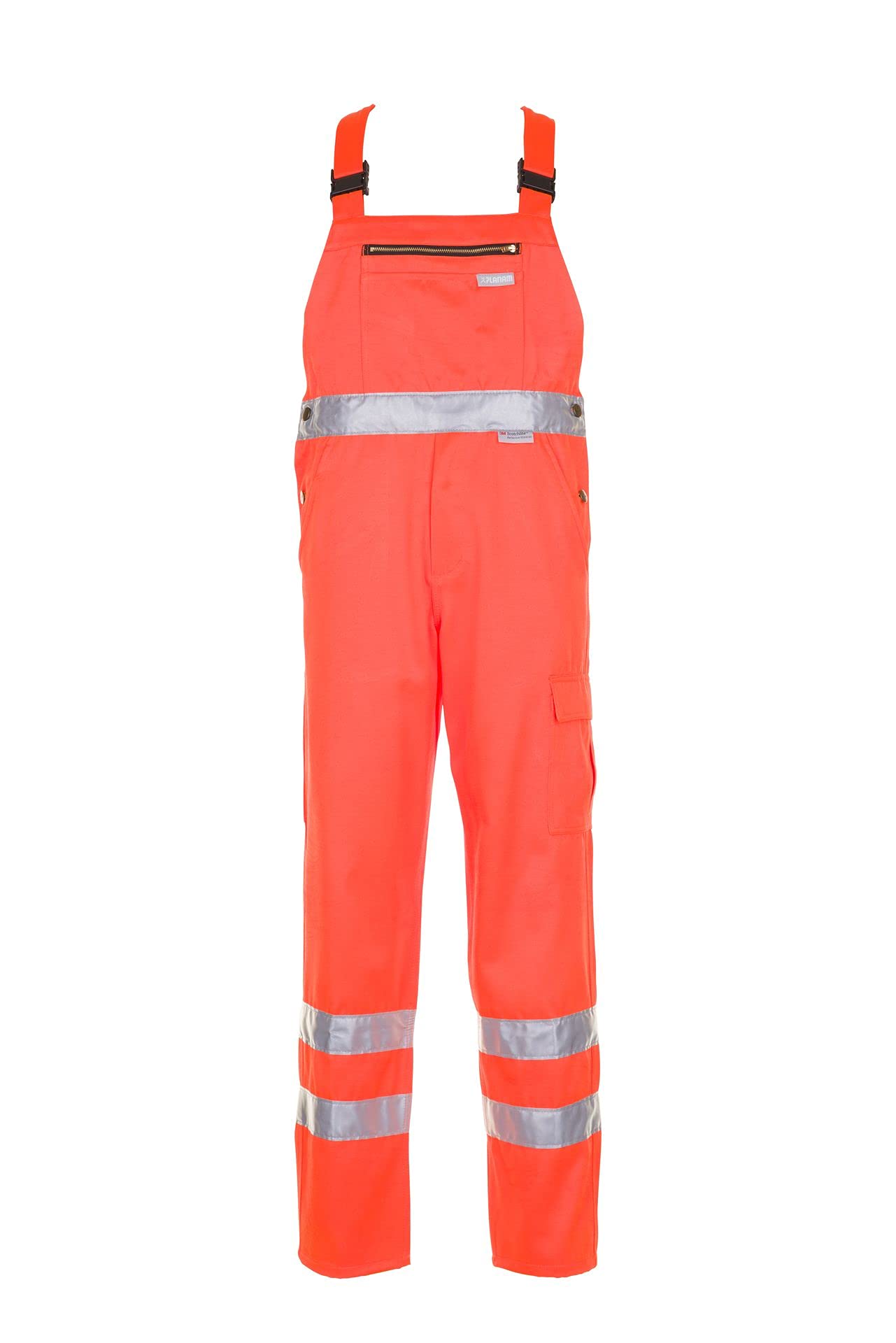 Planam 2021024 Size 24 "High Visible" Dungarees - Orange