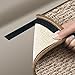 Prest-O-Fit 5-0093 Decorian Step Huggers For RV Landings Peppercorn Black 6 In. x 23.5 In.