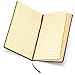 Samsill Vintage Hardcover Notebook, 200 Lined Notebook Pages, Black, 5.25 x 8.25 Inch