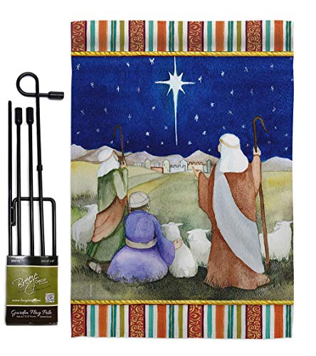 Breeze Decor GS114215-BO Christmas in Bethlehem Winter Nativity Impressions Dec…