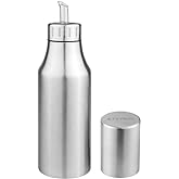 Flyboo Olive Oil Dispenser,Oil Bottle Stainless Steel Leak Proof Olive Oil Decanter for Kitchen