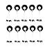 EBYTOP 6 in 1 Rubber Float Stop Fishing Stopper Sinker Cylinder Shape Plastic Ring,100 PCS,Small Size