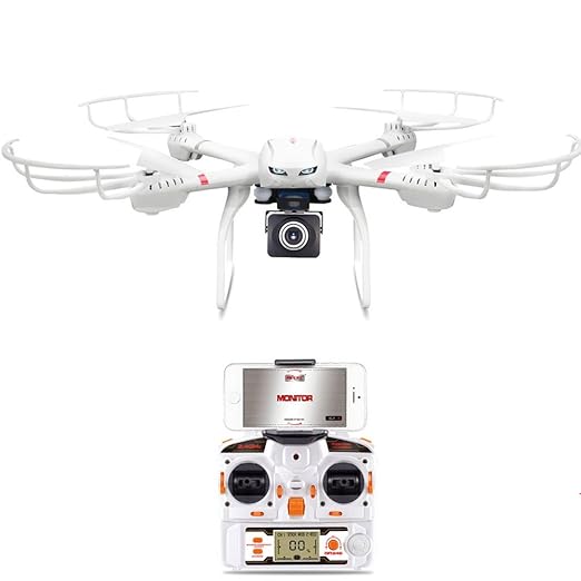 MJX X101 RC Quadcopter with Gimbal 2.4 Ghz 6-axis Rc Helicopter Drone with 1.0MP 720p HD FPV Real-Time C4008 Camera Compatible with 3D VR Headset