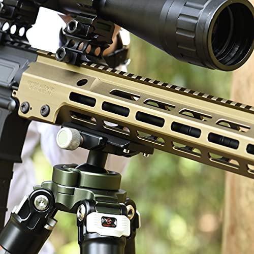 MLOK Arca Rail Tripod Mount Adapter, for Rifle Tripod Ballhead Quick