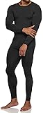 TSLA Men's Thermal Underwear Set, Microfiber Soft