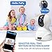 Security Camera 1536P Pet Camera - KAMTRON WiFi Wireless Home Camera Full HD 3MP IP Video Surveillance System with IR Night Vision, Motion Detection and Two-Way Audio - Cloud Storage, White