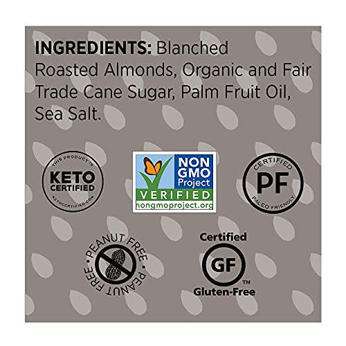 BARNEY BUTTER ALMOND BUTTER, CRUNCHY, 16 OUNCE JAR, SKIN-FREE ALMONDS, NO STIR, NON-GMO, GLUTEN FREE, KETO, PALEO, VEGAN