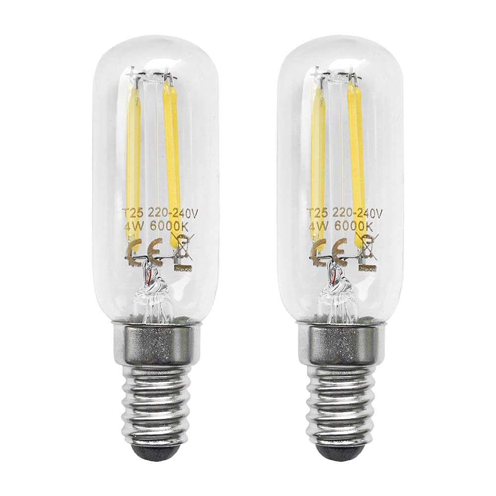 "4VWIN E14 LED Filament Light Bulb - Small Edison Screw (SES) for Fridge, Cooker Hood, Freezer & Microwave"