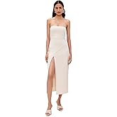 Susana Monaco Women's Tube Midi Slit Front Dress 36"