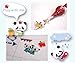 4 Sheets Cute Lovely 3D DIY Decorative Puffy Adhesive Sticker Tape / Kids Craft Scrapbooking Sticker Set for Diary, Album