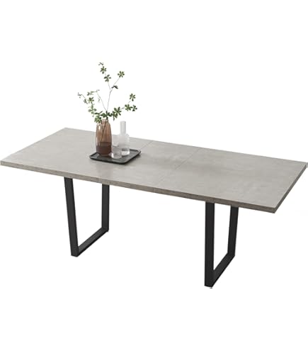kino❤️ Amazon.com - ZckyCine 59'' Modern Rectangular Dining Table