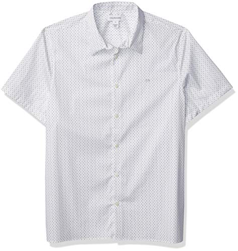 calvin klein white button up