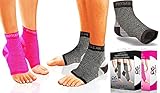 Plantar Fasciitis Socks with Arch Support - Foot Care Compression Sleeve Eases Swelling & Heel Spurs - Better than Night Splint Ankle Brace Support, Increases Circulation (Black L/XL)