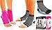 Physix Gear Sport Plantar Fasciitis Socks with Arch Support for Men & Women - Ankle Compression Sleeve, Toeless Compression Socks Foot Pain Relief, Ankle Swelling Better than Night Splint, Black L/XL