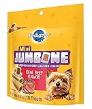 PEDIGREE JUMBONE Mini Bones Mini Snacks for Dogs 6.34 oz. 10 Count (Pack of 8)