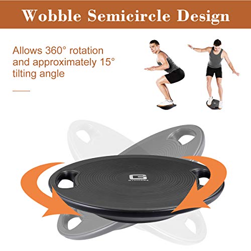 GYMMAGE Wobble Balance Board Exercise Balance Stability Trainer for