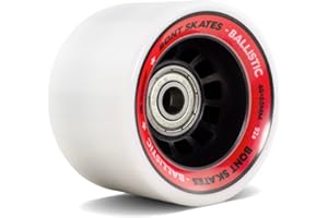 Bont Roller Skates - Ballistic Roller Skate Wheel - Derby Indoor Speed Quad Skating - Pack of 8