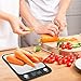 Digital Kitchen/Food Scale Grams and Ounces - Ultra Slim/Multifunction/Tare Function Kitchen Weight Scales for Cooking & Baking - 22lb/10kg Capacity,0.04oz/1g(Batteries Included)