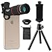Cell Phone Camera Lens, Godefa 18X Zoom Telephoto Universal Clip On Lens Kit Compatible for iPhone 8/7/6S/6 Plus/5/4,Samsung, Android and Other Phones