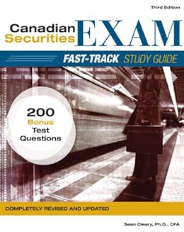 Amazon Com Canadian Securities Exam Fast Track Study