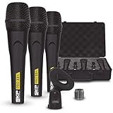 SKP Pro Audio PRO-33K Dynamic Cardioid Microphone Kit (3 Microphones)