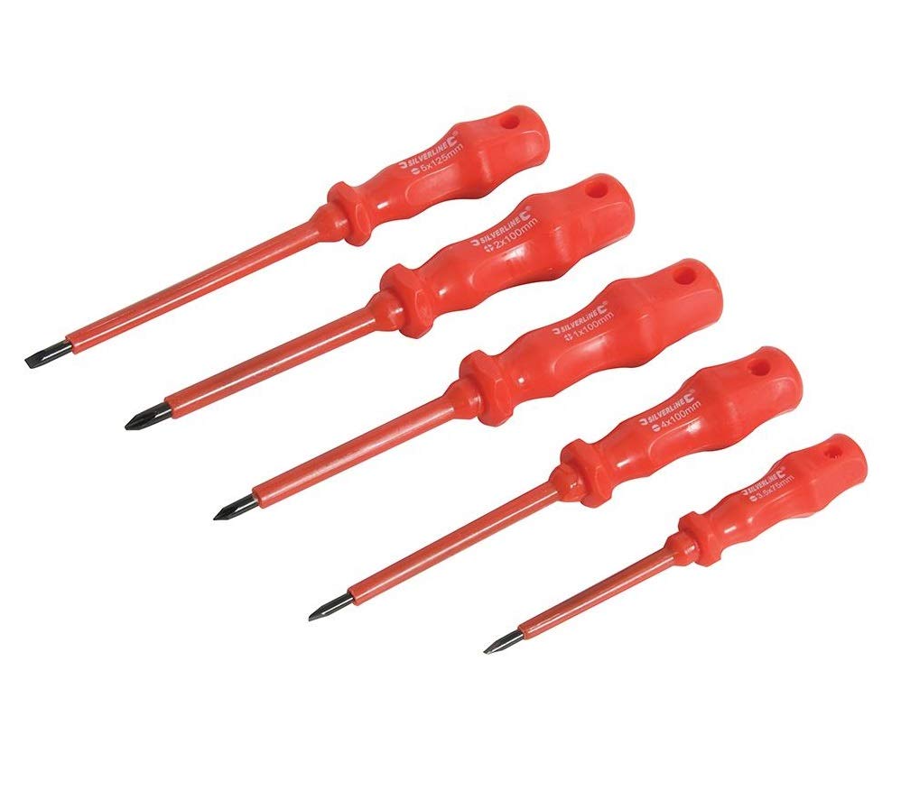 Silverline 598497 Insulated Screwdriver Set 5pce 5pce
