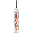 Sashco Big Stretch Acrylic Latex High Performance Caulking Sealant, 10.5 oz Cartridge, Gray