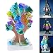 Newdanceus Christmas Magic Growing Tree Crystal Blossom Paper Tree Decoration Novelty Toys Gifts for Kids
