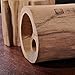 YOURNELO Solid Wooden Stump Pen Pencil Holder Desk Organizer Accessories