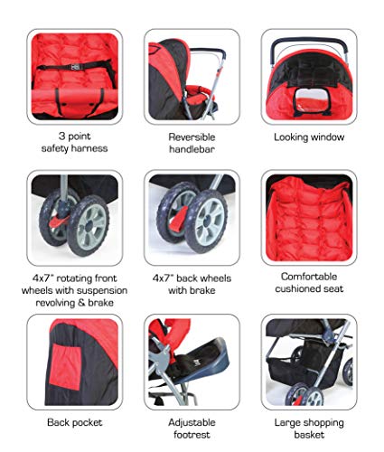 luvlap galaxy stroller folding