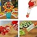 Fruit Vegetable Shape Cutter Fruit Decorating Tools Circle Heart Butterfly Flower Sun Star Cutters Pop Chef Fruit Cutter Fruit Slicer Set for Birthday Holiday Party