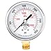 Winters 2-1/2 inch Dial Size, Multi Function Economy Utility Dry Pressure Gauge, Brass Internals, Steel Case, Dual Scale 0-1,000 psi/kPa, 3-2-3% Accuracy, 1/4 inch NPT Bottom Mount, Pressure Gauge
