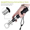 Suaoki-Stainless-Steel-Fish-Lip-Gripper-Grabber-Grip-Two-sided-Trigger-Tool-Fish-Holder-with-Scale-Max-33-lbs-15kg-EVA-Foam-Handle-Adjustable-lanyard