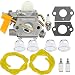 Dalom 308054013 308054004 w Fuel Line Filter for Ryobi Homelite 308054012 308054028 308054043 985624001 308054003 Carburetor 25cc 26cc 30cc String Trimmer Brushcutter