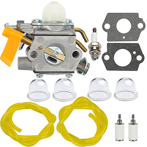 Dalom 308054013 308054004 w Fuel Line Filter for Ryobi Homelite 308054012 308054028 308054043 985624001 308054003 Carburetor 25cc 26cc 30cc String Trimmer Brushcutter